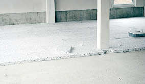 Installation eines Bodens